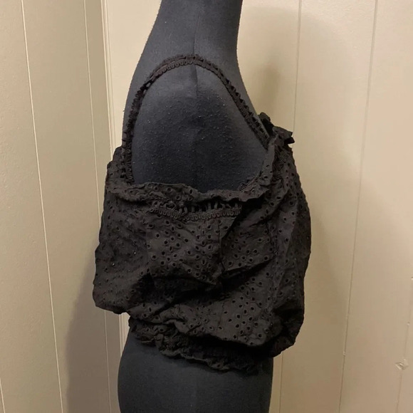 NEW Elan Large Elastic Hem Elastic Neckline Sleeveless Strap Breathable Black - Picture 4 of 7